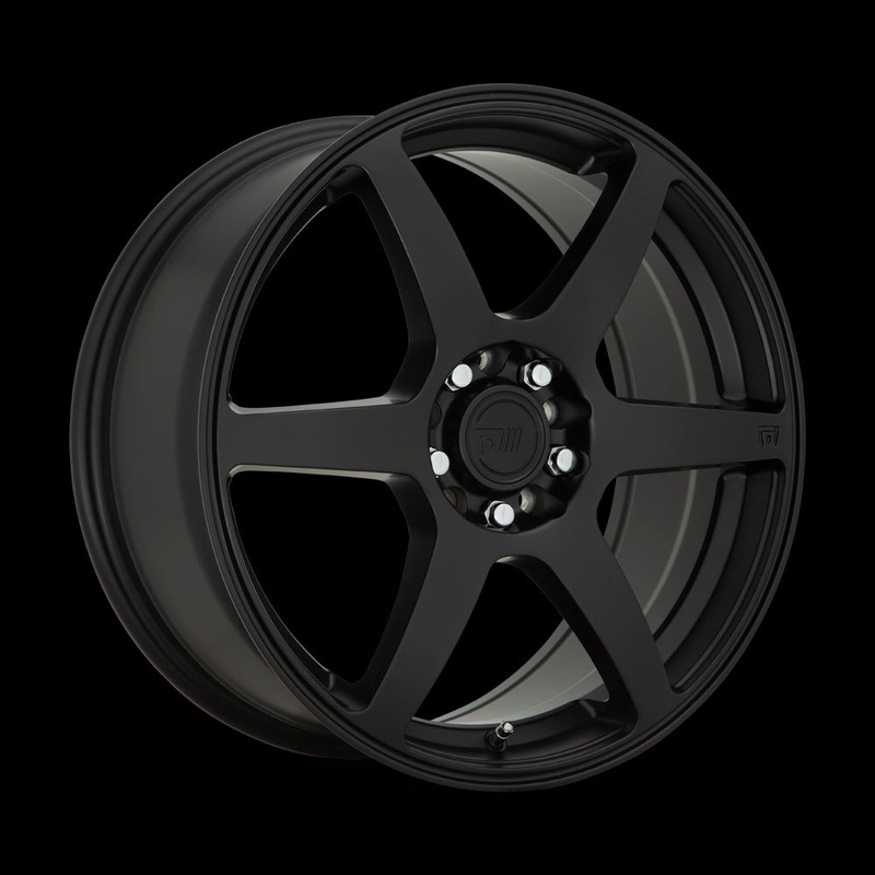 15X6.5 Motegi MR143 CS6 Satin Black 4X100/4X108 ET40 wheel/rim