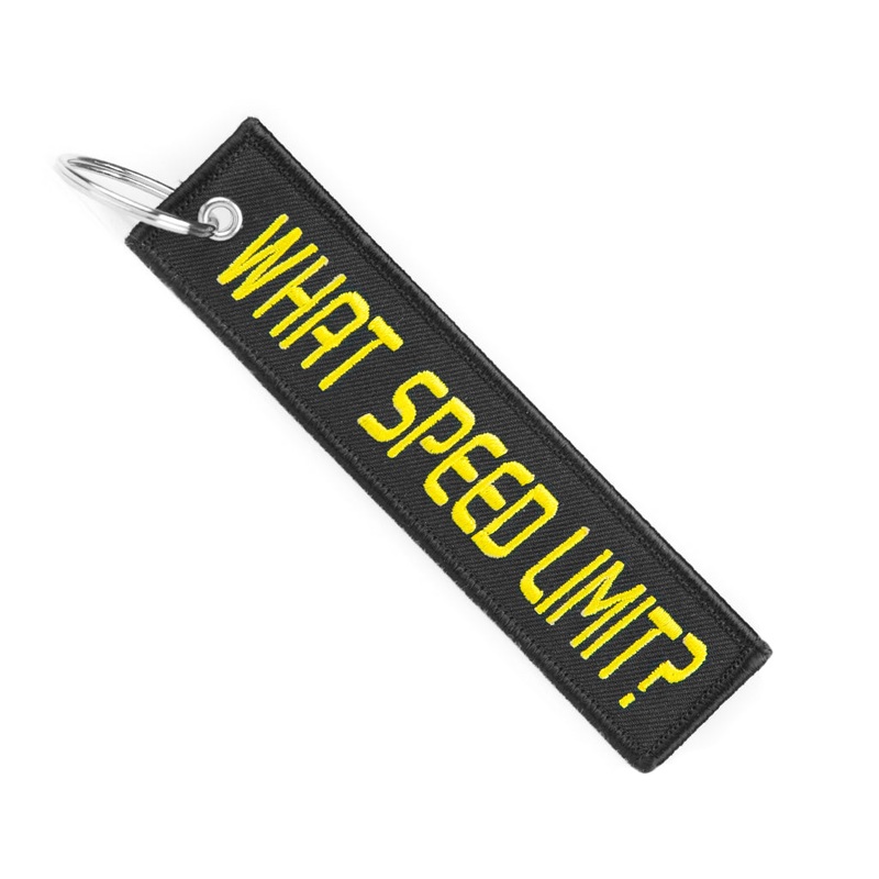 What speed limit? – Motorcycle Keychain