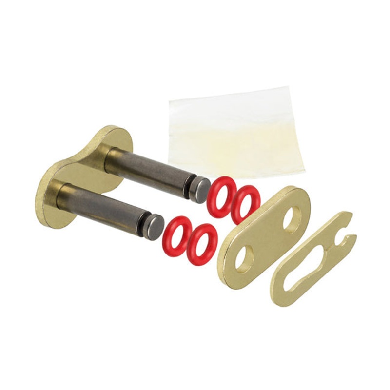 *428HPO Chain Clip Link Gold/Black O-Ring JT (JT428HPOGBL)