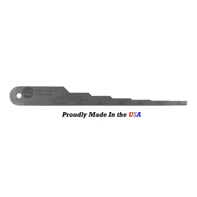 #80 Roller Chain Wear Gauge