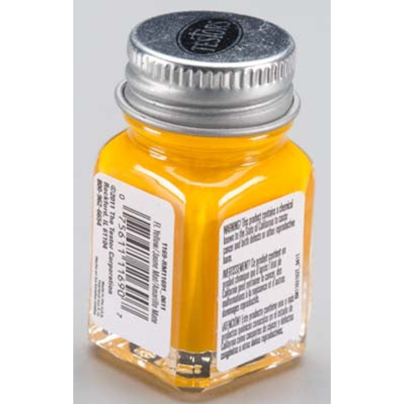 Testors Flat Yellow 1/4 oz (TES1169T)
