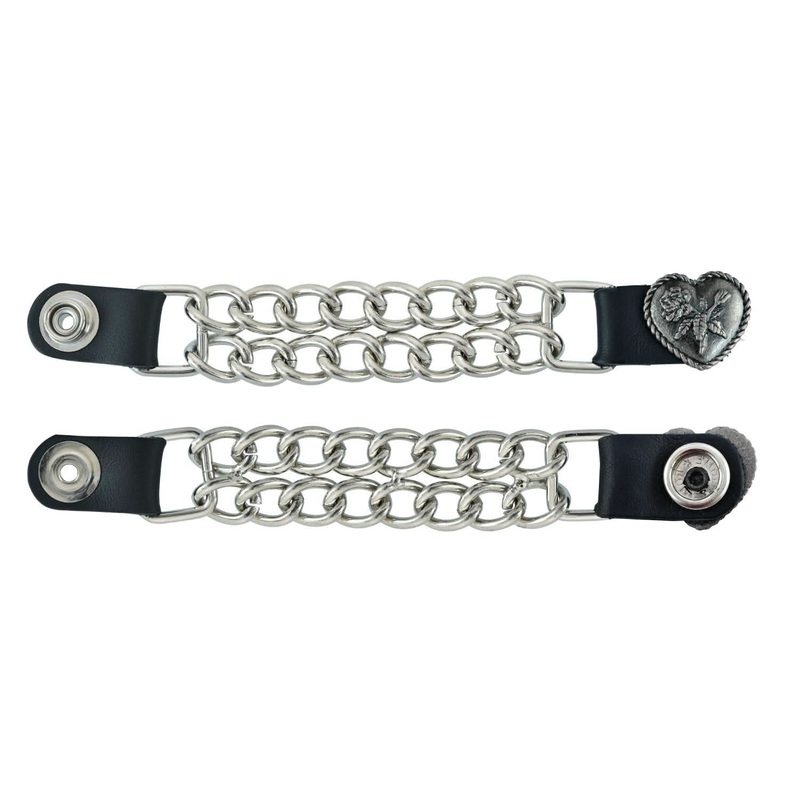 PKV133D Vest Extender – Heart Rose