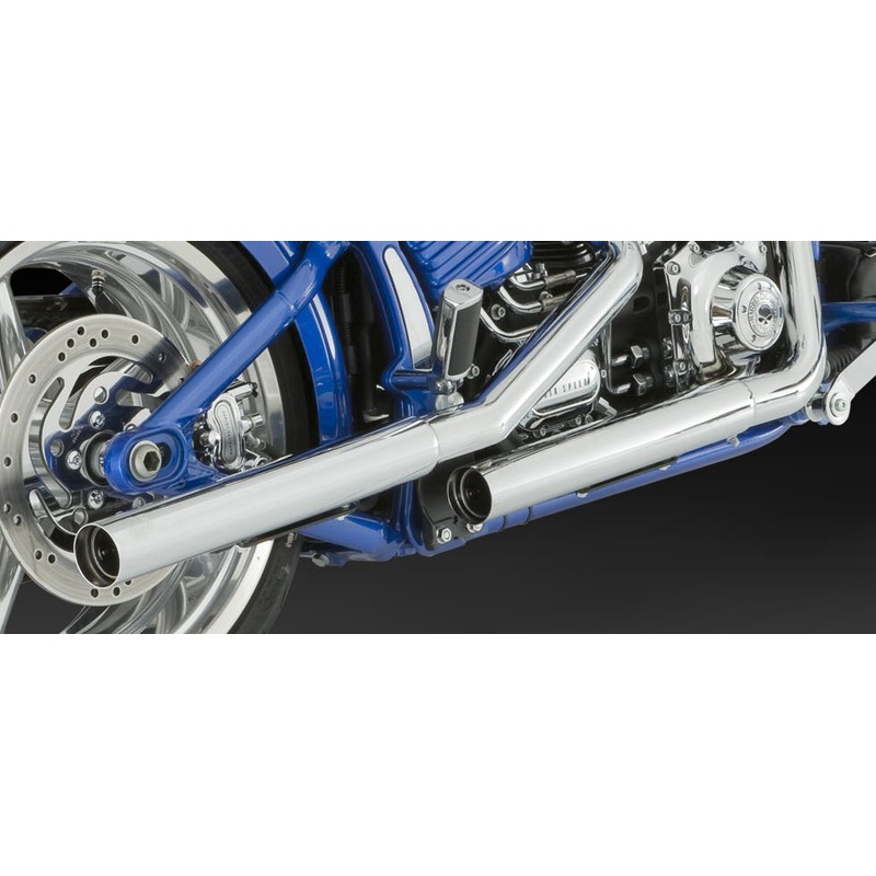 VANCE AND HINES SOFTAIL STRAIGHT SHOTS EXHAUST MUFFLERS
