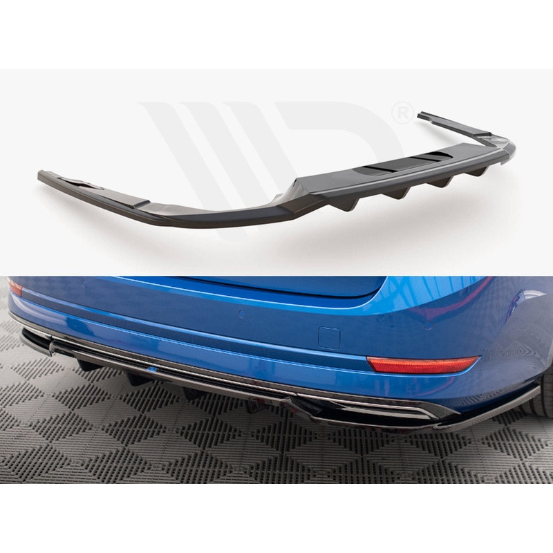 Maxton Design – CENTRAL REAR SPLITTER (VERTICAL BARS) SKODA OCTAVIA SPORTLINE MK4