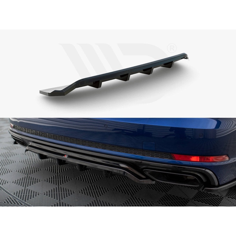 Maxton Design – CENTRAL REAR SPLITTER (VERTICAL BARS) AUDI A4 COMPETITION B9