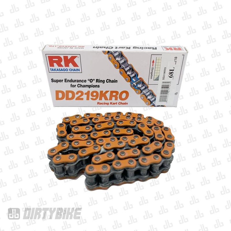 219 Primary Drive Chain  Sur-Ron LBX | RK Sealed O-Ring Orange