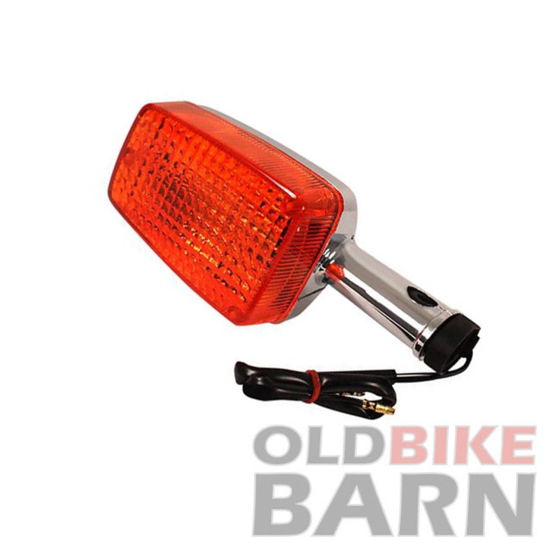 84 GL1200 Front or Rear Indicator – Chrome – 2 Wire